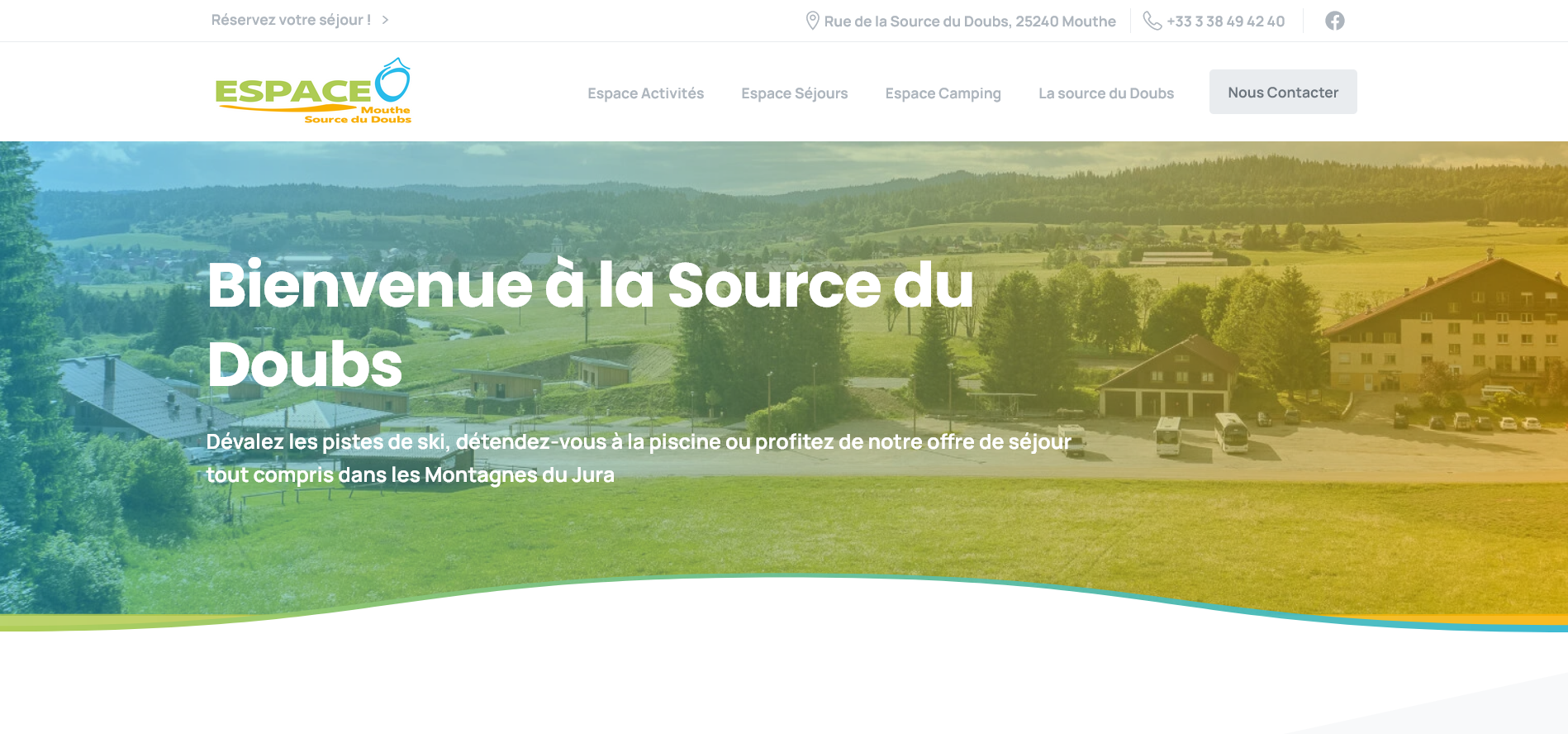 Site Espace Source du doubs